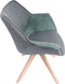 Feel Furniture - Bruce stoel - Grijs & Groen