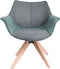 Feel Furniture - Bruce stoel - Grijs & Groen