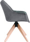Feel Furniture - Bruce stoel - Grijs & Groen