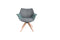 Feel Furniture - Bruce stoel - Grijs & Groen
