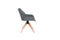 Feel Furniture - Bruce stoel - Grijs & Groen