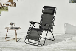 Feel Furniture - Buiten ligstoel - verstelbaar - met kussen - 2 stuks