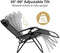 Feel Furniture - Buiten ligstoel - verstelbaar - Zwart - 2 stuks