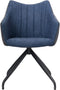 Feel Furniture - Eetkamerstoel - Bradley - Blauw