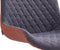 Feel Furniture - Eetkamerstoel - Fynn - Cognac-Donkergrijs