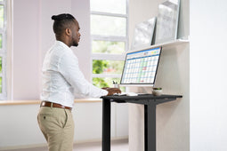 Feel Furniture - Elektrisch verstelbaar bureau - 120x60cm - Zwart