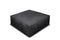 Feel Furniture - Binnen & Buiten bank - Odin - 4 Persoonsbank - Zwart - Met Hocker