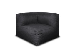 Feel Furniture - Binnen & Buiten bank - Odin - Hoekstuk - Zwart