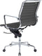Feel Furniture - Lage design bureaustoel - Echt leer - Donkergrijs