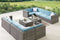 Feel Furniture - Loungeset - Verona XXL - Blauw - 10 personen