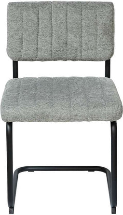 Feel Furniture - Luxe stoel - Ribbon - Grijs - 2 stuks