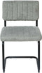 Feel Furniture - Luxe stoel - Ribbon - Grijs - 2 stuks