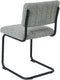 Feel Furniture - Luxe stoel - Ribbon - Grijs - 2 stuks