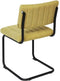 Feel Furniture - Luxe stoel - Ribbon - Okergeel - 2 stuks