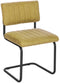 Feel Furniture - Luxe stoel - Ribbon - Okergeel - 2 stuks