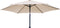 Feel furniture - Parasol - Kantelbaar - 3 meter - Creme