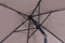 Feel furniture - Parasol - Kantelbaar - 3 meter - Taupe