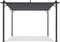 Feel Furniture - Pergola - met zonnewering - 3 bij 3 meter - Donkergrijs