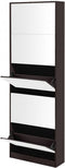 Feel Furniture - Schoenenkast met spiegel - 5 Laden - Bruin
