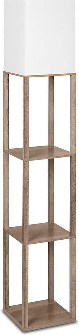 Feel Furniture - Staande lamp met opberguimte - Bruin - Met lichtpeer