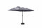 Feel Furniture - Toscano - Grote Parasol - Twin - 4.5 Meter - Donkergrijs