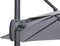 Feel Furniture - Toscano - Luxe Parasol - Roma - 3 Meter - Donkergrijs