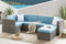 Feel Furniture - Wicker Corner loungeset - Verona - Blauw