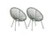 Feel Home - Acapulco stoel - 2 stuks - Groen