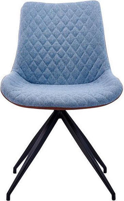 Feel Home - Eetkamerstoel - Tivoli - Cognac-blauw