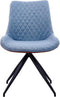 Feel Home - Eetkamerstoel - Tivoli - Cognac-blauw