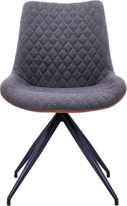 Feel Home - Eetkamerstoel - Tivoli - Cognac-Donkergrijs