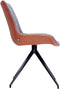 Feel Home - Eetkamerstoel - Tivoli - Cognac-Donkergrijs