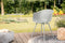 Feel Home - Luxe eettafel voor buiten - 200x90 cm - Met 6 kuipstoelen - Light Grey