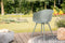 Feel Home - Luxe eettafel voor buiten - 200x90 cm - Met 6 kuipstoelen - MOSS Grey