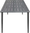 Feel Home - Luxe eettafel voor buiten - 200x90 cm - Met 6 kuipstoelen - MOSS Grey