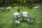 Feel Home - Luxe Glamping set - Picknick set - 4 stoelen en tafel - Inklapbaar - Met draagtas