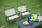Feel Home - Luxe Glamping set - Picknick set - 4 stoelen en tafel - Inklapbaar - Met draagtas