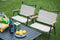 Feel Home - Luxe Glamping set - Picknick set - 4 stoelen en tafel - Inklapbaar - Met draagtas