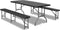 Feel Home - Opvouwbare picknicktafel set - Extra groot