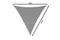 Feel Home - Shade cloth - Sun protection - Triangle - 5 m - Dark gray