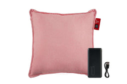 Feel Home - Verwarmend Kussen - Zacht Rose 45x45cm - met 10000mAh Power bank