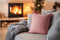 Feel Home - Verwarmend Kussen - Zacht Rose 45x45cm - met 10000mAh Power bank
