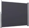 Feel Home - Windscherm - 150x300 - Donkergrijs