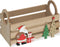 Fééric Lights and Christmas Kerst Deco houten kisten - Set van 3 stuks - Multi