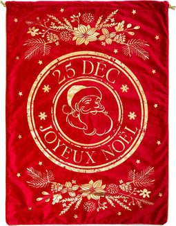 Fééric Lights and Christmas Kerstverpakking zak - 50x70cm - Kerstdecoratie - Rood