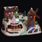 Feeric Lights & Christmas Kerstdorp kerst tafereel - huis en molen - met led verlichting - 31 cm