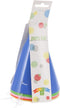 Feesthoedje Papier Kleur, 8st.