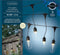 Feestverlichting lichtsnoer - Classic vorm - 950cm - 20 LEDS - Klassiek warm