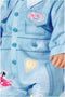 BABY born Deluxe Jeans Overall - Poppenkleding 43 cm