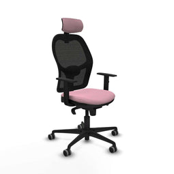 Jorquera Piqueras y Crespo 1D036G2 - Bureaustoel met hoofdsteun - Verstelbare hoogte - Roze